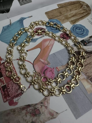 Özel Seri Halka Geçişli Kolye (Uzun)