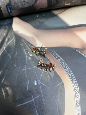 Özel Seri Renkli Çoklu Görünümlü Tasarım Küpe