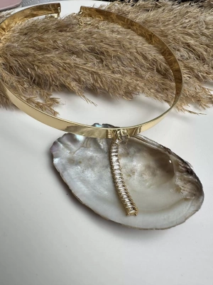 Özel Seri Taş Detaylı Tasma Kolye