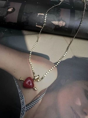 Pul Zincir Kalp Kolye