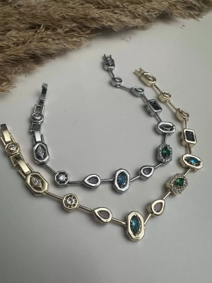 Renkli Altın Kaplama Bileklik