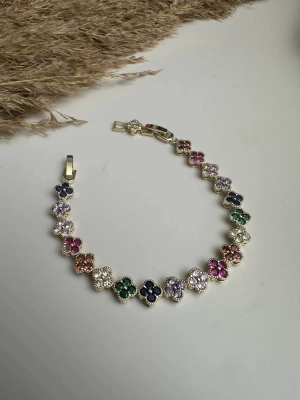 Yonca Bileklik Taşlı