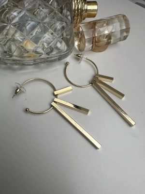 Şerit Model Halka Küpe