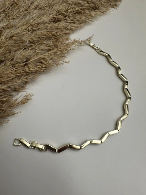 Şerit Zikzak Altın Kaplama Bileklik