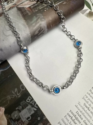 Silver Nazar Kolye
