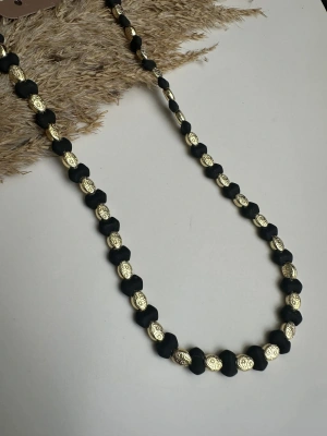 Siyah Gold Taş Kolye