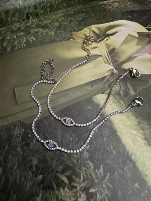 Su Yolu Göz Figür Altın Kaplama Bileklik