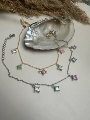 Taş Sallantılı Halhal Renkli