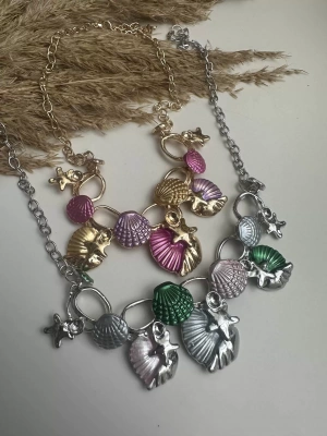 Tasarım Deniz Figürlü Kolye