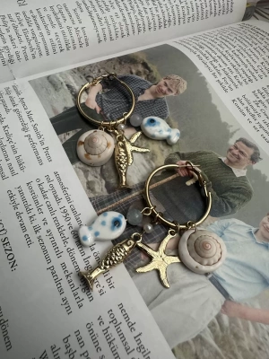 Tasarım Figürlü Halka Küpe