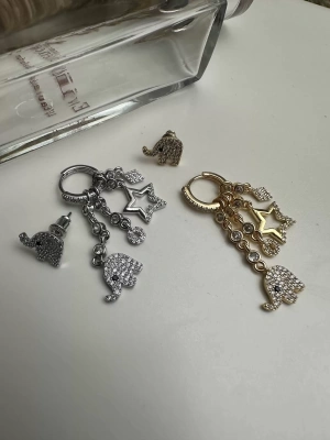 Tasarım Fil Charm Küpe