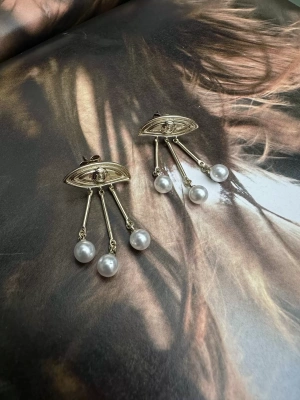 Tasarım Göz Detay İncili Küpe