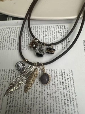 Tasarım Marka Muadili Charm Detaylı Kolye