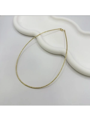 Tasarım Pırıltı Choker Kolye