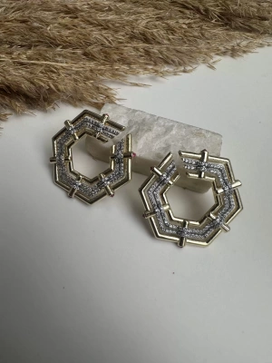 Tasarım Taşlı Küpe