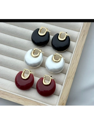 Tasarım Yassı Halka Küpe