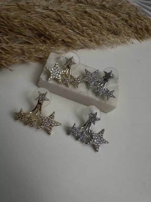 Tasarım Yıldız Taşlı Vip Küpe