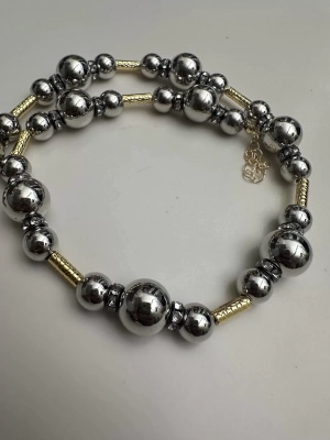 Tasarım Zirkonyum Taş Çift Renk Kolye