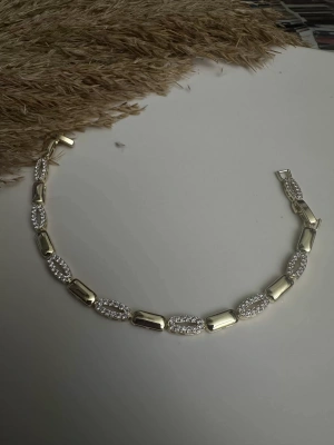 Taşlı Altın Kaplama Bileklik