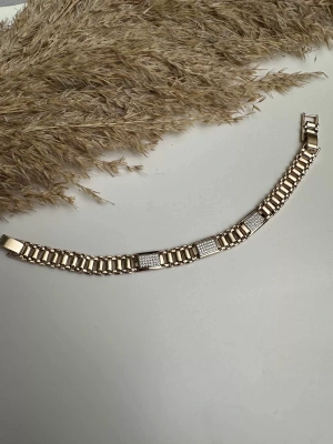 Taşlı Altın Kaplama Künye