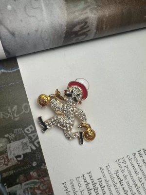 Taşlı Dolar Kaçıran Adam Broş