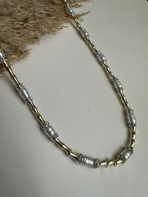 Taşlı İnci Tasarım Kolye