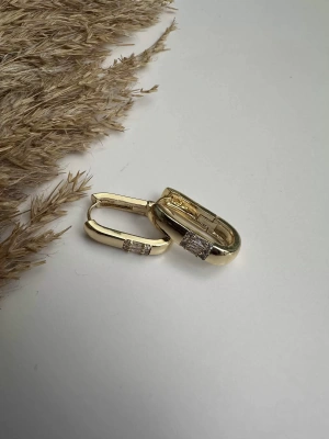 Taşlı Tasarım Küpe