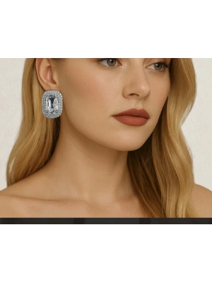 Taşlı Tasarım Küpe Özel Seri