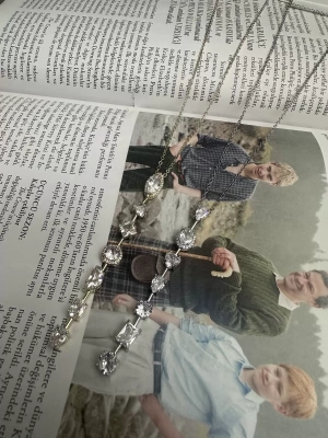 Taşlı Y Kolye 14 K Kaplama