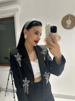 Üçgen Tasarım Su Yolu Detay Küpe