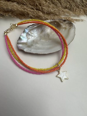 Üçlü Kum Boncuk Figür Halhal