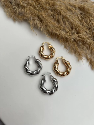 Vintage Burgu Küpe Küçük Boy