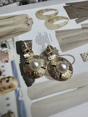 Vintage İnci Tasarım Küpe