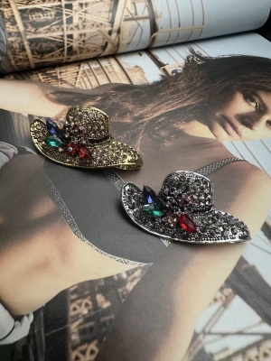 Vintage Şapka Broş