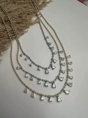 Vip Seri Taşlı Topcuk Kolye