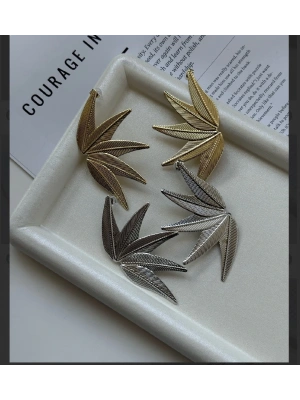 Yaprak Tasarım Küpe