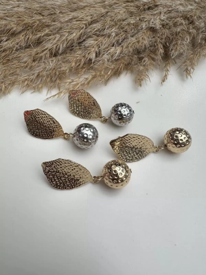 Yaprak Tasarım Toplu Küpe