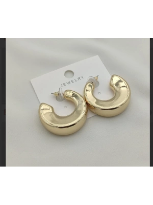 Yassı Tasarım MNG Halka Küpe