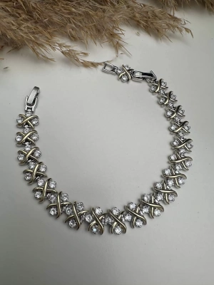 Yeni Sezon Altın Kaplama X Bileklik