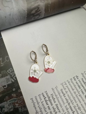 Yeni yıl Konsept Eldiven Küpe