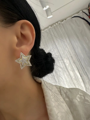 Yıldız Charm Altın Kaplama Küpe