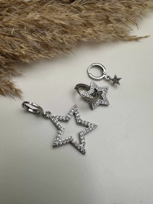 Yıldız üçlü Set Küpe