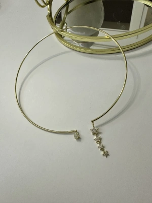 Yıldızlı Tasarım Choker kolye