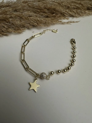 Yıldızlı Taşlı Bileklik Tasarım