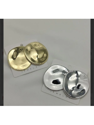 Yuvarlak Tasarım Plaka Küpe