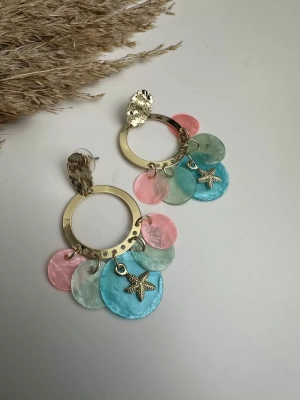 ZRA Cam Küpe Yıldız Detay