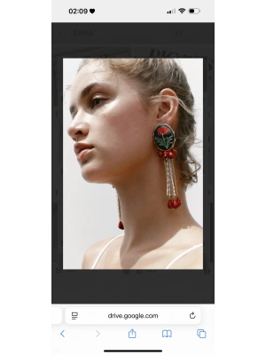 ZrA Model Tasarım Mercan Boncuklu Küpe