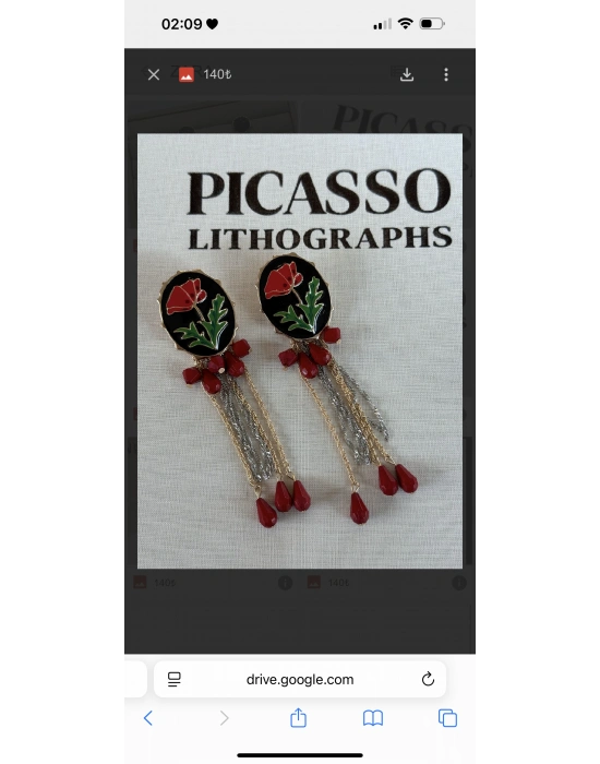 ZrA Model Tasarım Mercan Boncuklu Küpe