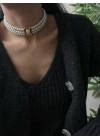 İnci Model Choker Kolye