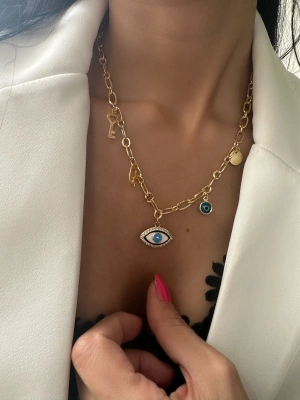 Göz Detay Figür Kolye